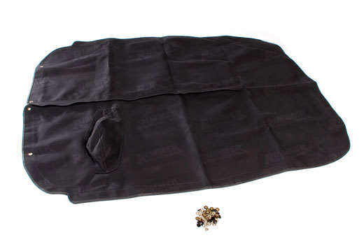 Tonneau Cover - Black Mohair without Headrests - LHD - 822061MOHBLACK